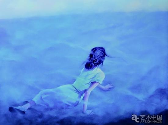 马东民-她的世界-布面油画-200X150cm-2013年
