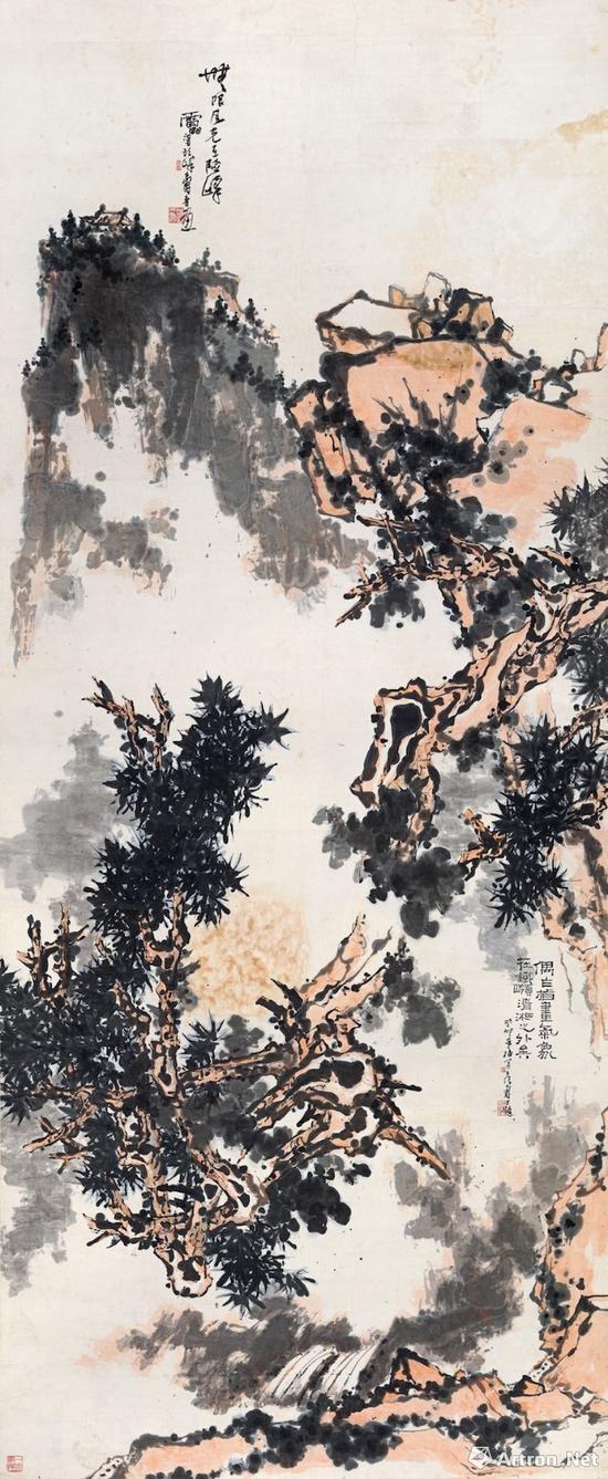 2018年度近现代书画最高价：潘天寿 1963年作 《无限风光》 2.875亿元  中国嘉德拍卖
