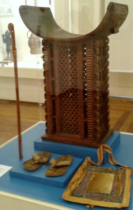 19世纪非洲国王的木椅