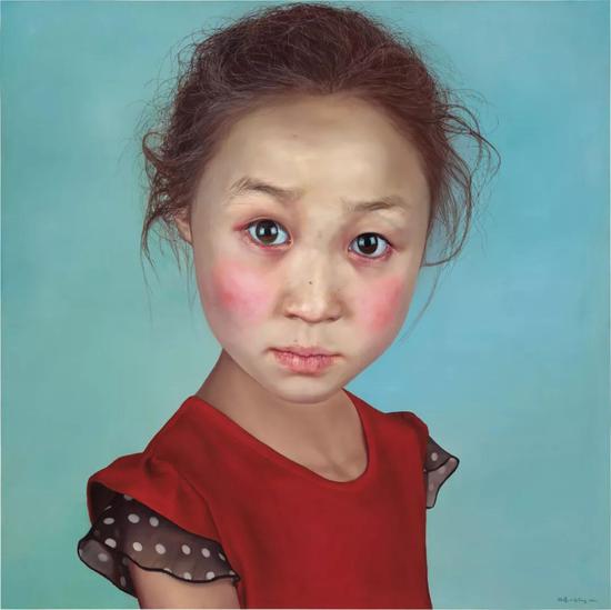 汪凌 《坏小孩No.3》 布面油画 150cm×150cm 2012