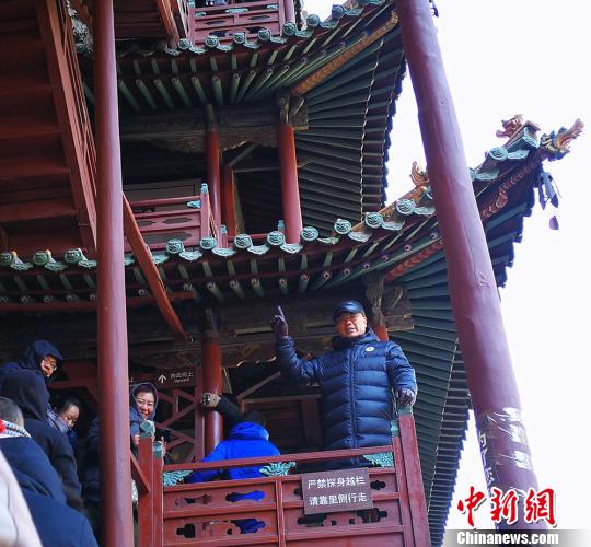 路锁柱将今年的春节之旅选在山西，这个保留中国古建筑最多的省份。　杨杰英 摄