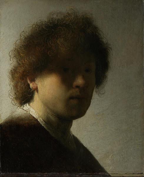 荷兰 伦勃朗《作为青年的自画像》