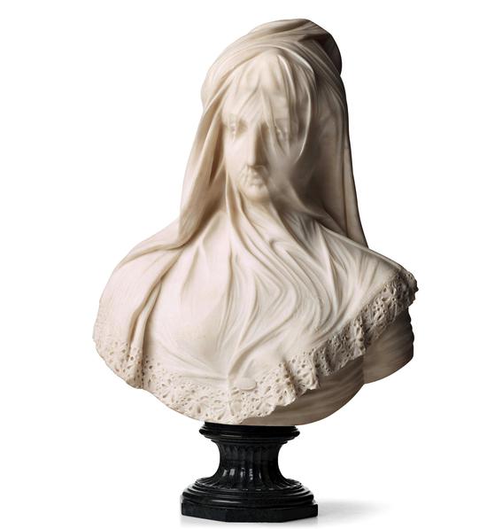 BUST OF A VEILED LADY