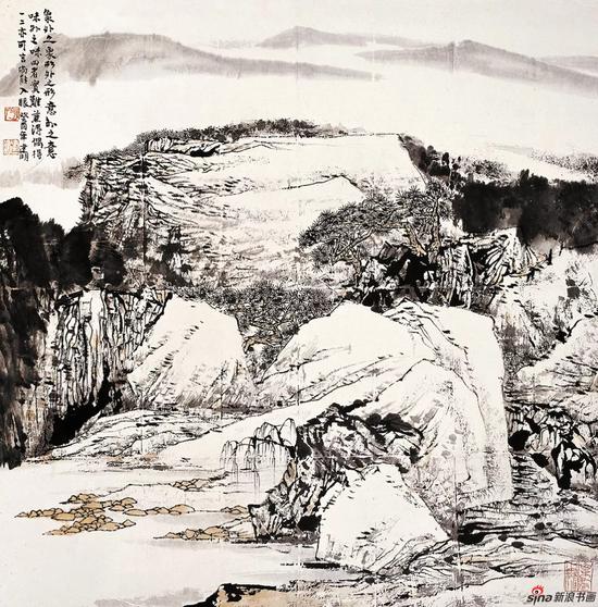 澄怀味象 120×135cm 1993年