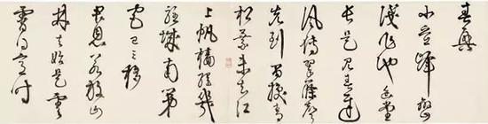 明 李东阳《种竹诗卷》，水墨纸本 手卷，27.5 x 1，300 cm。，1516年作。估价：800，000 - 1，200，000美元。将于3月19日在佳士得纽约“中国书画”拍卖中呈献