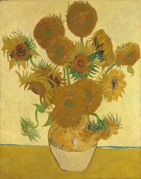 考陶尔德提供资金给伦敦国家美术馆购买的梵高《向日葵》