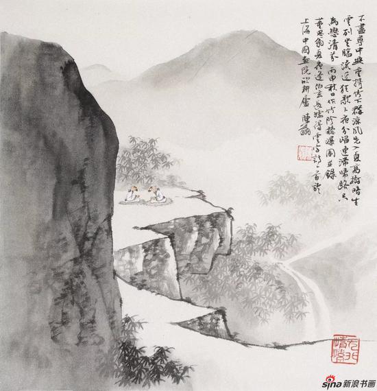 陈翔 《董其昌诗意》 68×68cm