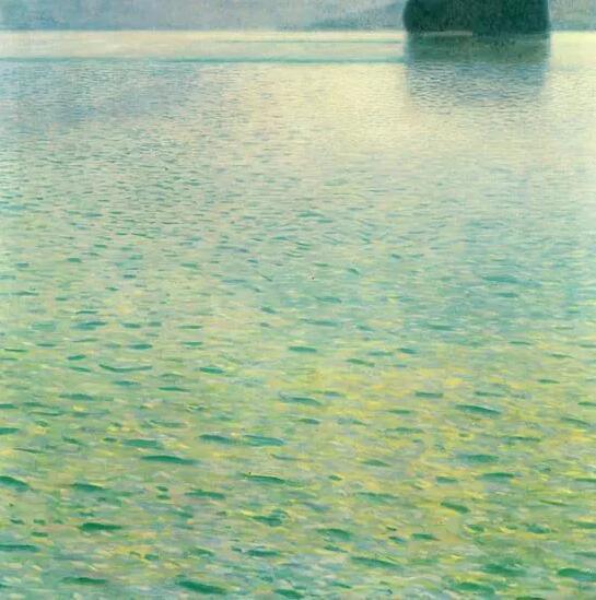 《阿特湖中的小岛》1902