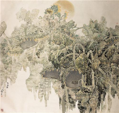 《高秋图》174×182cm 1999年