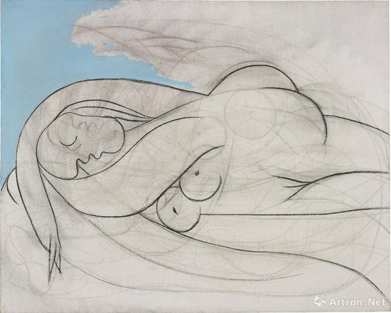 No.10 毕加索《沉睡的女人》布面油画、木炭 130.2 x 161.9 cm 1932年作