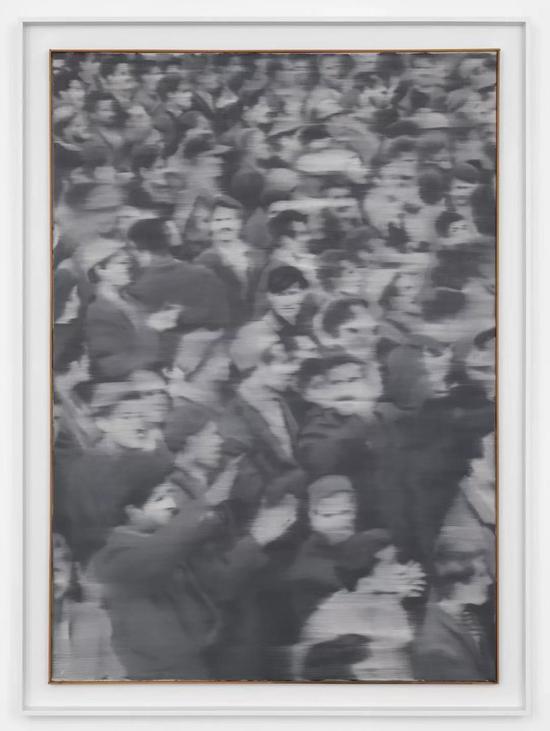 格哈德·里希特 《集会》 1966  布面油画  161.2 x 116 x 2.8 cm