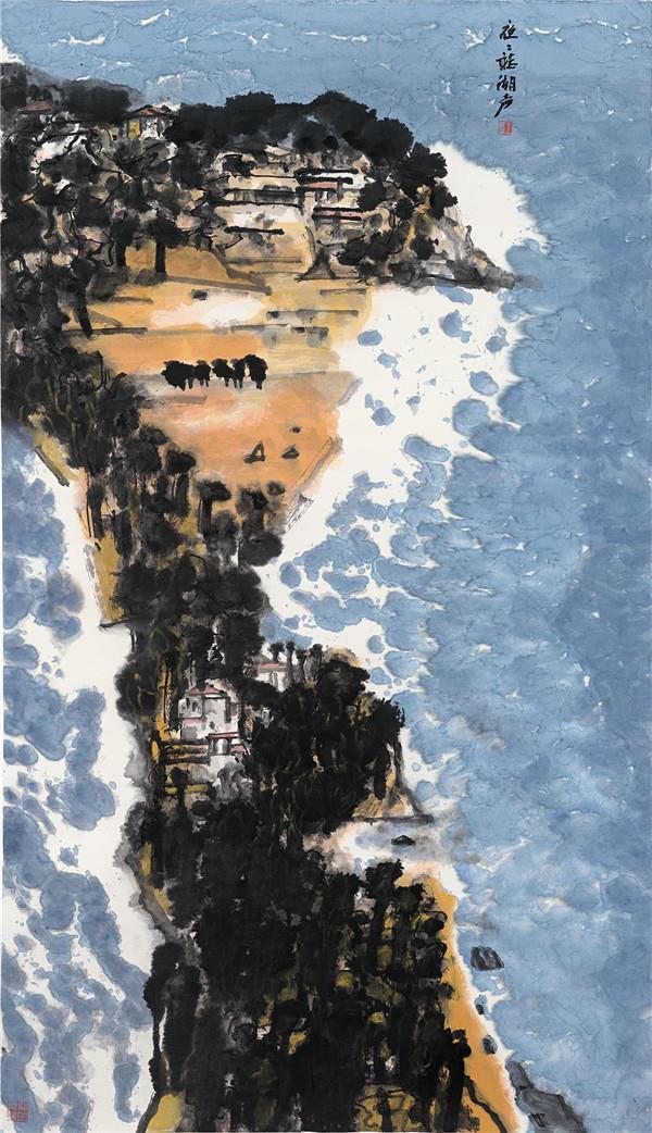 2 王飚 夜夜听潮水声 纸本水墨 120×169cm  2016年.jpg