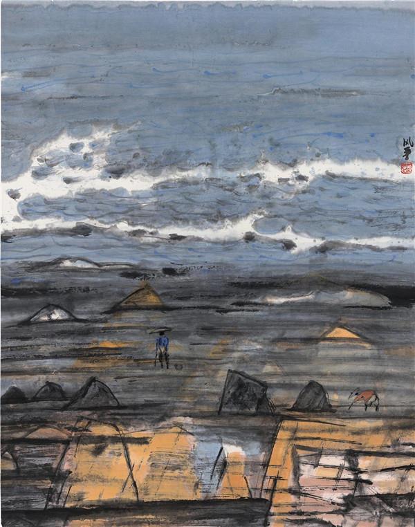 34 王飚 风平 纸本水墨 83×68cm 2016年.jpg