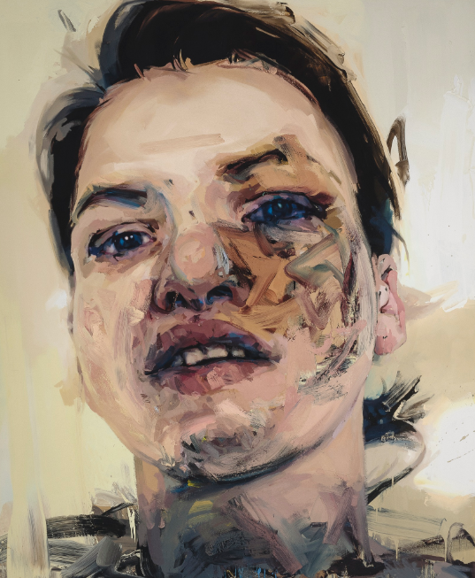 珍妮?萨维尔《阴影头像》油彩画布 269.2x219.7cm 2007-2013年作