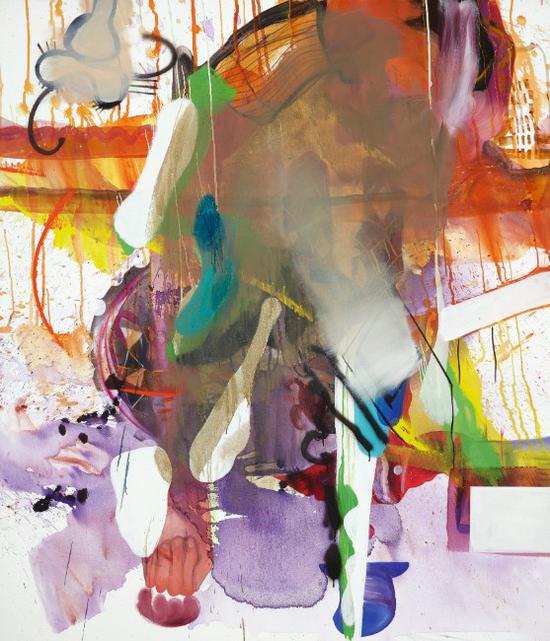 阿尔伯特·尔莱恩《无题》布面油画 180.3x150.1cm 2005年作
