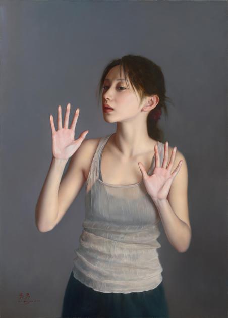 《一切是否完好如初》布面油画 105x75cm 2011