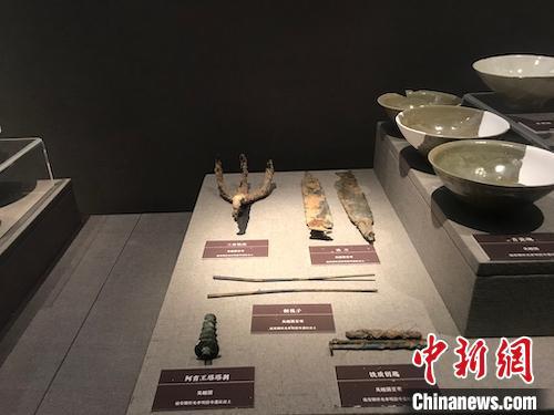 图为2019杭州出土文物展 江杨烨 摄