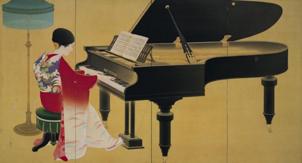 《钢琴》，中村大三郎，1926年，京都市京瓷美术馆藏