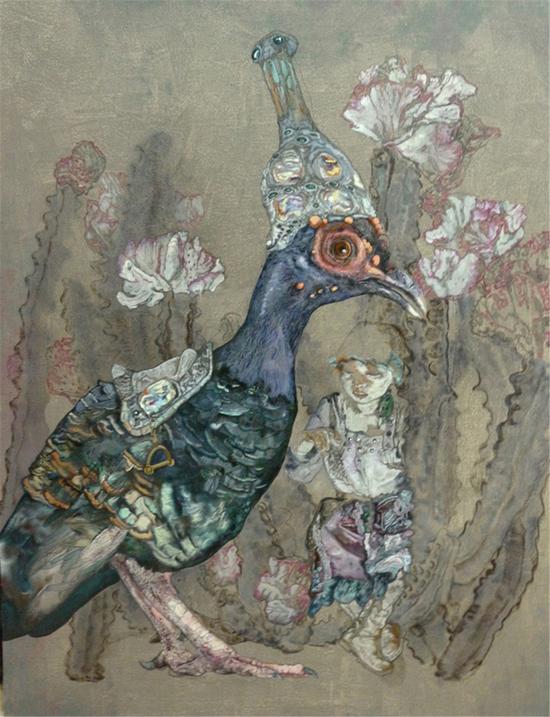 《丛林奇怪录》150x115cm 2011年 布面油画